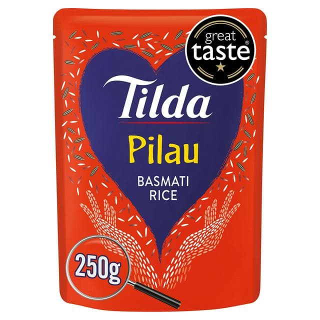 Tilda Microwave Rice Pilau Basmati 250g - gallery image 1