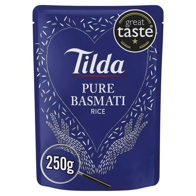 Tilda Microwave Rice Pure Basmati 250g - gallery image 1
