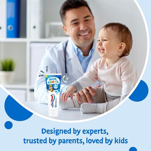 Aquafresh Kids Paw Patrol Milk Teeth Toothpaste 0-2 Years 50ml - gallery image 3
