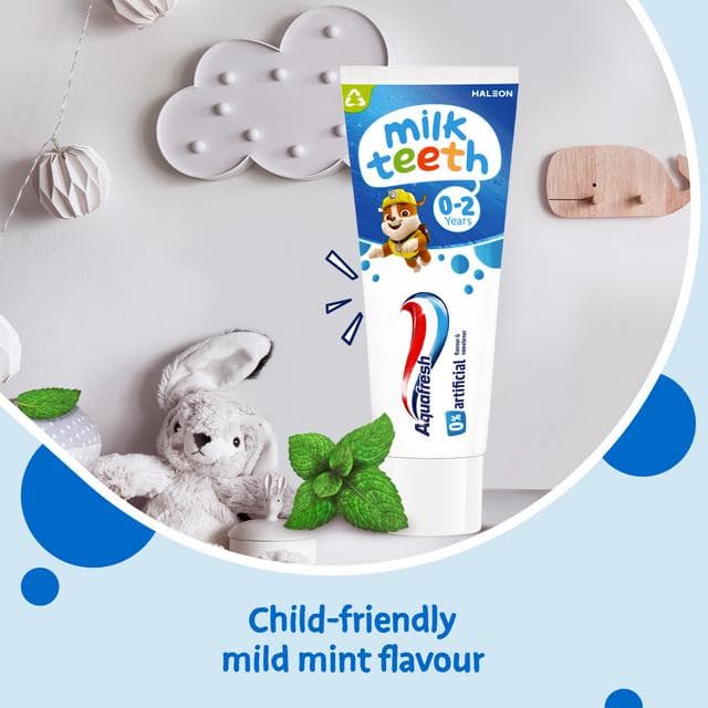 Aquafresh Kids Paw Patrol Milk Teeth Toothpaste 0-2 Years 50ml - gallery image 5