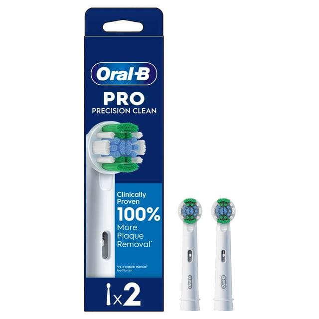 Oral-B Precision Clean Replacement Electric Toothbrush Heads x2 - gallery image 1