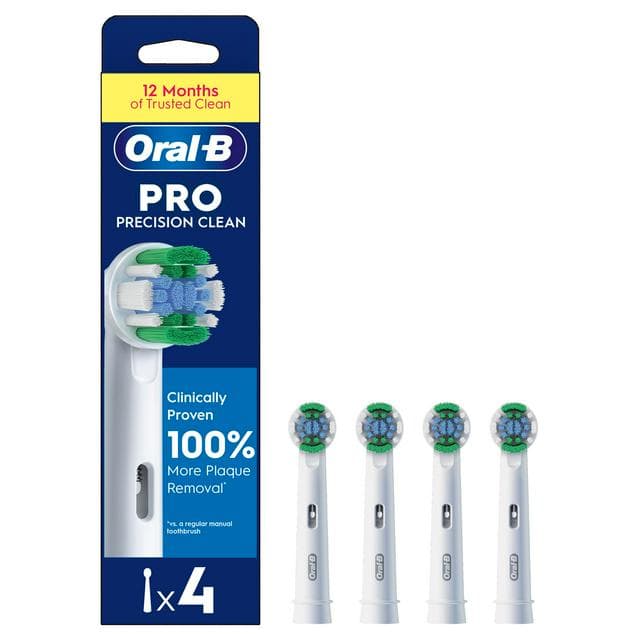 Oral-B Precision Clean Replacement Electric Toothbrush Heads x4 - gallery image 1