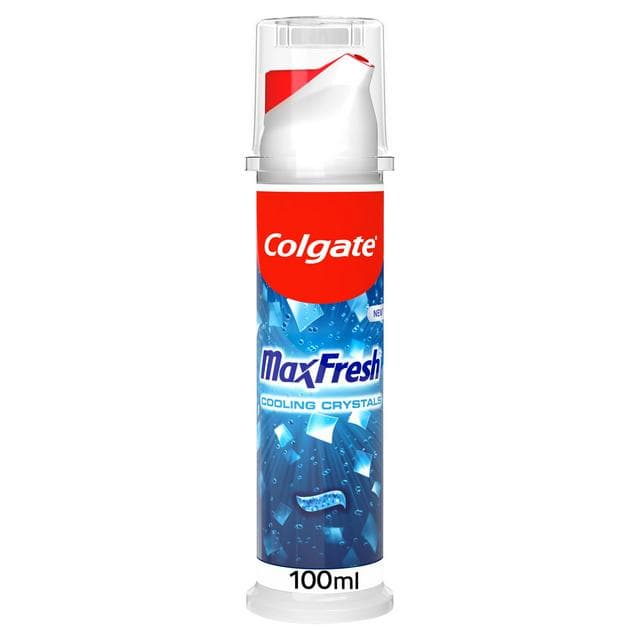 Colgate Max Fresh Cooling Crystals Toothpaste Pump 100ml - gallery image 1