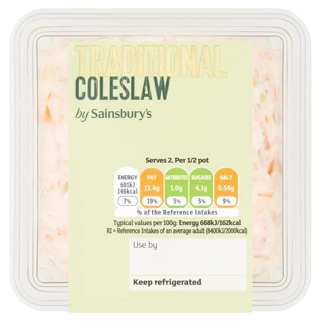 Sainsbury's Crunchy Traditional Coleslaw 180g - gallery image 1