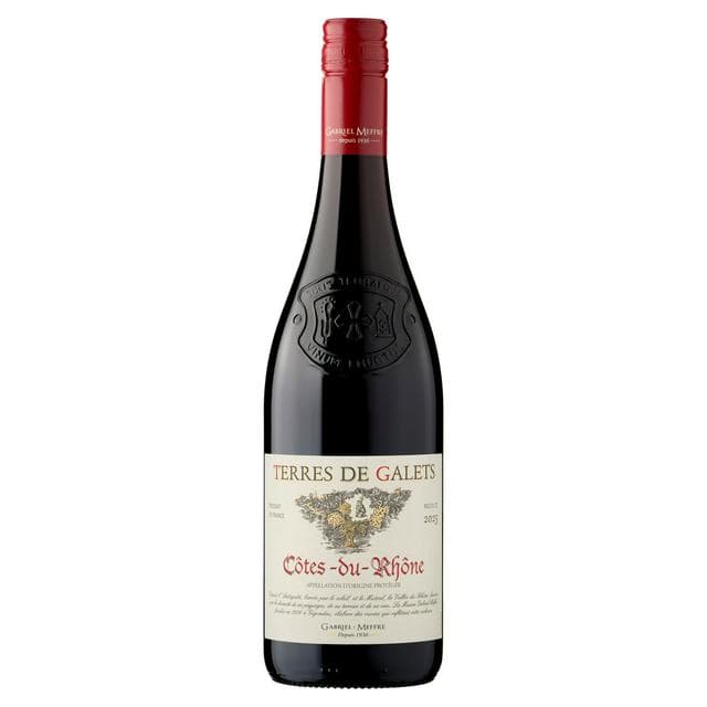 Terres De Galets Côtes du Rhône Red Wine 75cl - gallery image 1