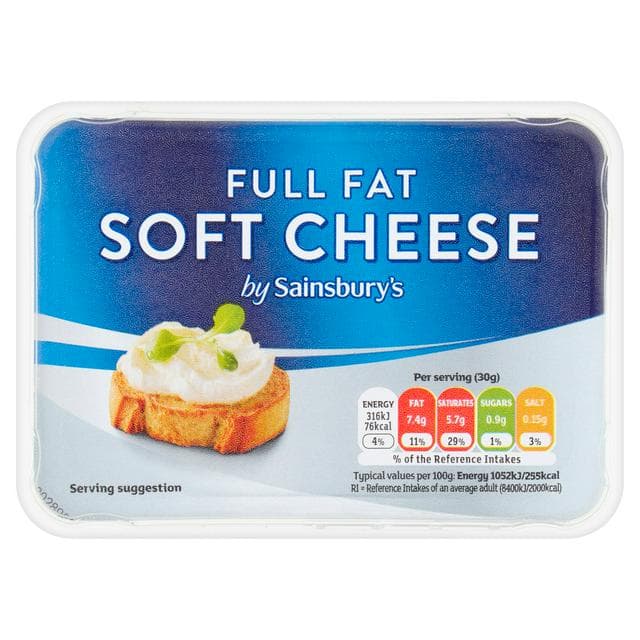 Sainsbury's White Soft Cheese 300g - gallery image 1