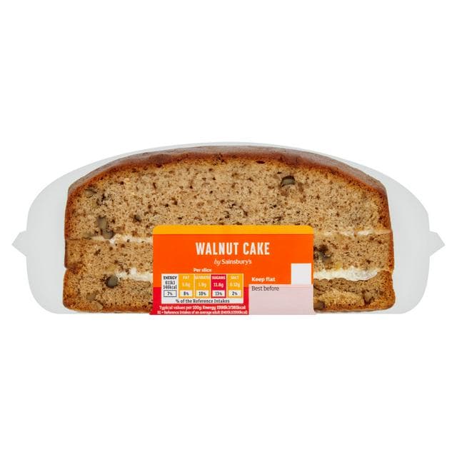 Sainsbury's Walnut Loaf Cake 306g - gallery image 1