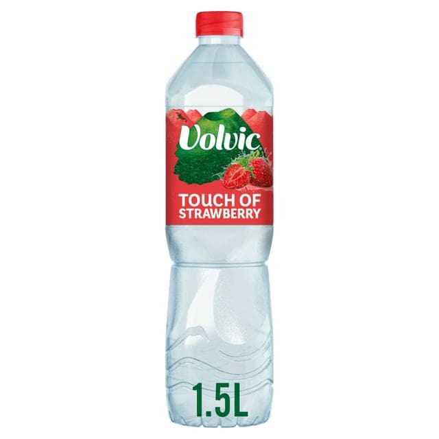 Volvic Touch of Fruit Strawberry Flavoured Water 1.5L - gallery image 1