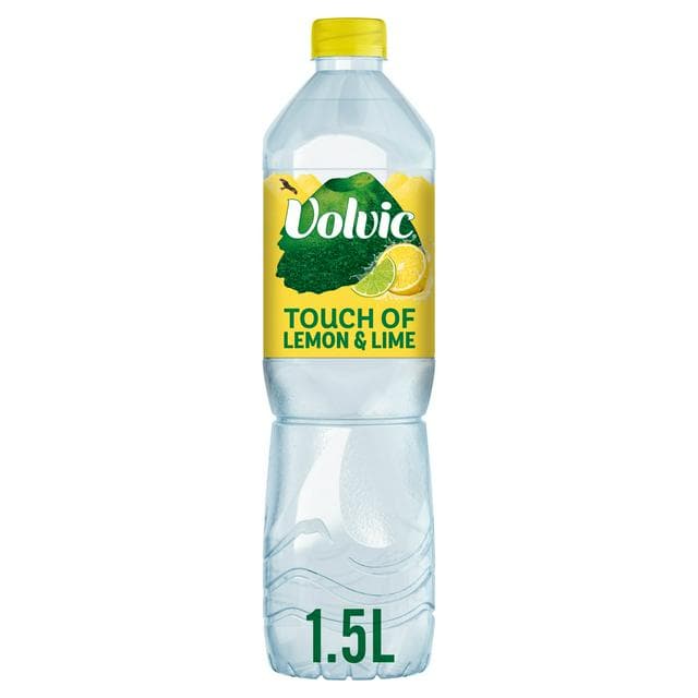 Volvic Touch of Fruit Lemon & Lime Flavoured Water 1.5L - gallery image 1