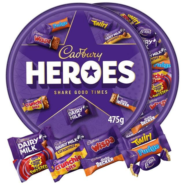 Cadbury Heroes 475g Chocolate Assortment Sharing Tub - gallery image 1