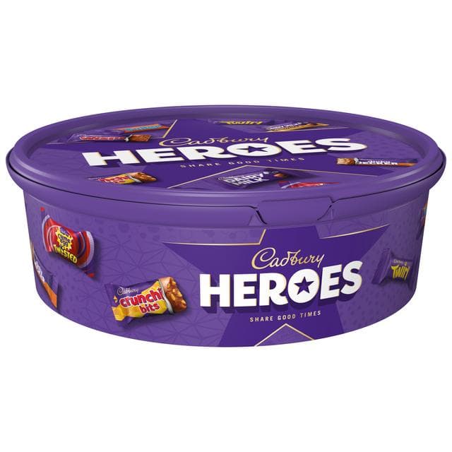 Cadbury Heroes 475g Chocolate Assortment Sharing Tub - gallery image 5