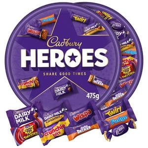Cadbury Heroes 475g Chocolate Assortment Sharing Tub
