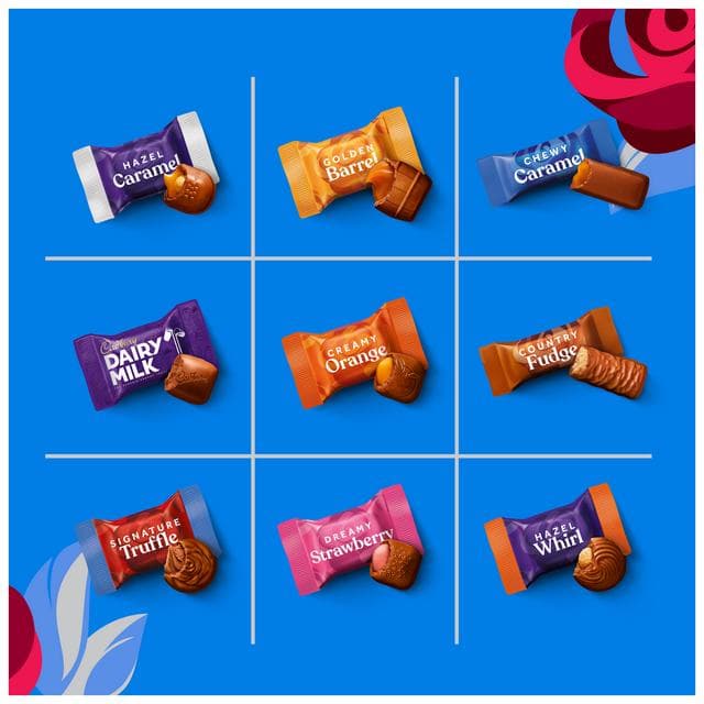 Cadbury Roses 475g Chocolate Assortment Tub - gallery image 2