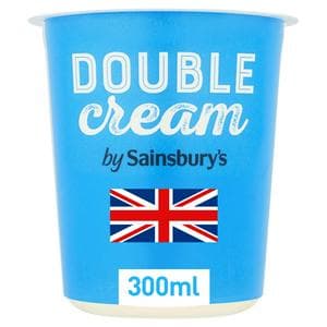 Sainsbury's Double Cream 300ml