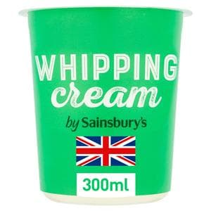 Sainsbury's British Whipping Fresh Cream 300ml
