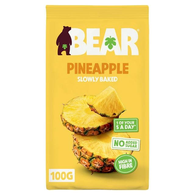 BEAR Fruit Dried Pineapple 100g - gallery image 1