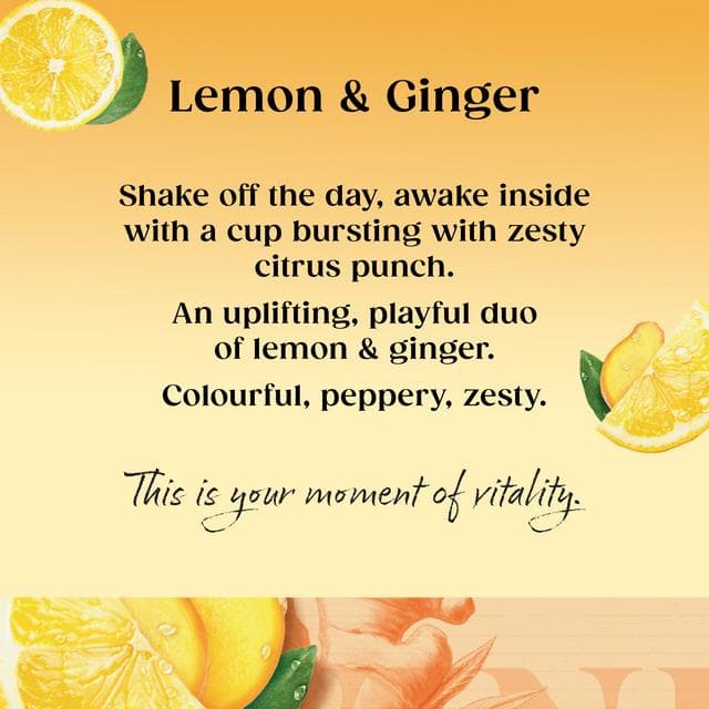 Twinings Lemon & Ginger Tea, 20 Tea Bags - gallery image 3