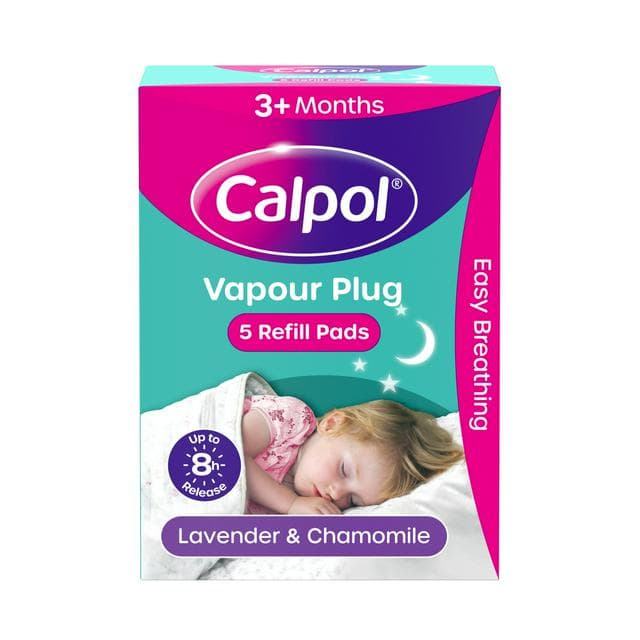 Calpol Vapour Plug Refills Lavender & Chamomile Refill Pads x5 - gallery image 1