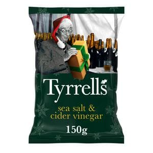 Tyrrells Cider Vinegar & Salt Sharing Crisps 150g