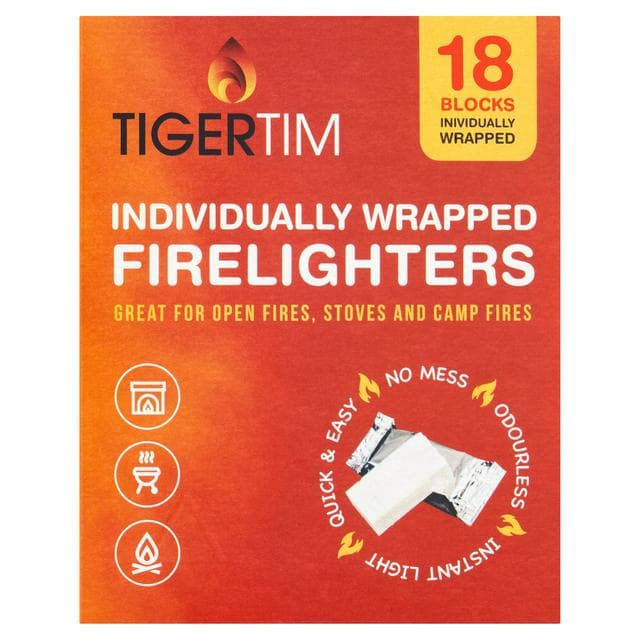 Tiger Tim Firelighters x18 - gallery image 1