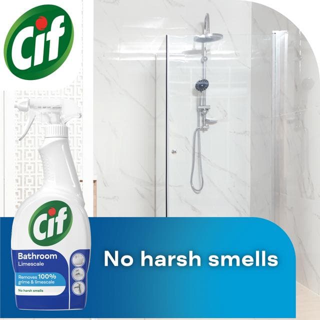Cif Power & Shine Bathroom Cleaner Spray 700ml - gallery image 4