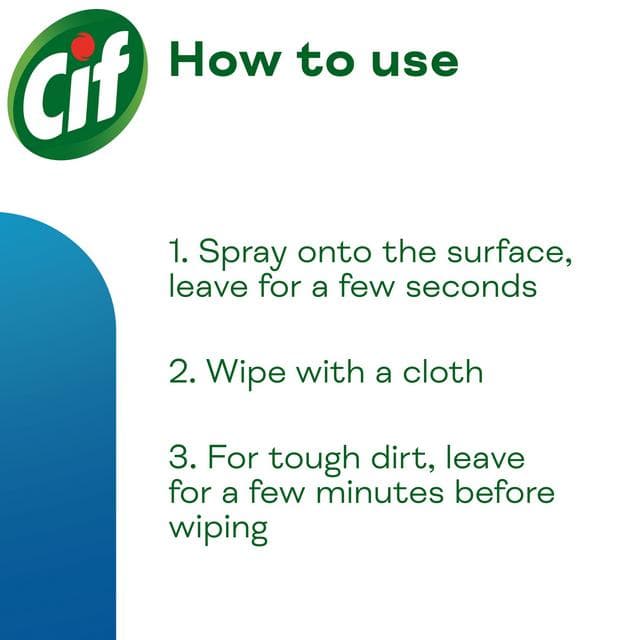 Cif Power & Shine Bathroom Cleaner Spray 700ml - gallery image 5