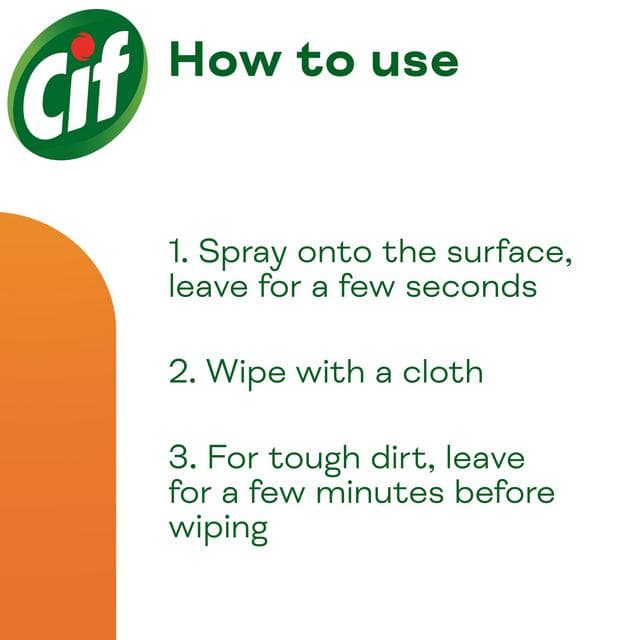 Cif Power & Shine Kitchen Cleaner Spray 700ml - gallery image 5