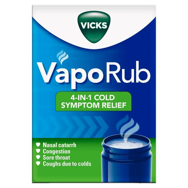Vicks VapoRub, Relief of Cough Cold & Flu Like Symptoms, Jar 100g - gallery image 1