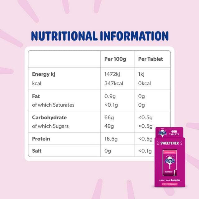 Silver Spoon 0 Calorie Sweetener Tablets x400 - gallery image 5