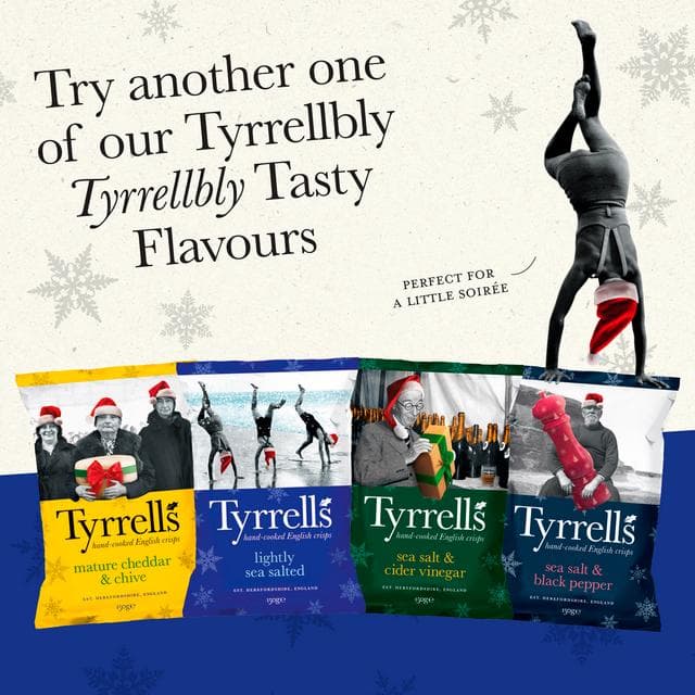 Tyrrells Chips Lightly Sea Salted 150g - gallery image 2