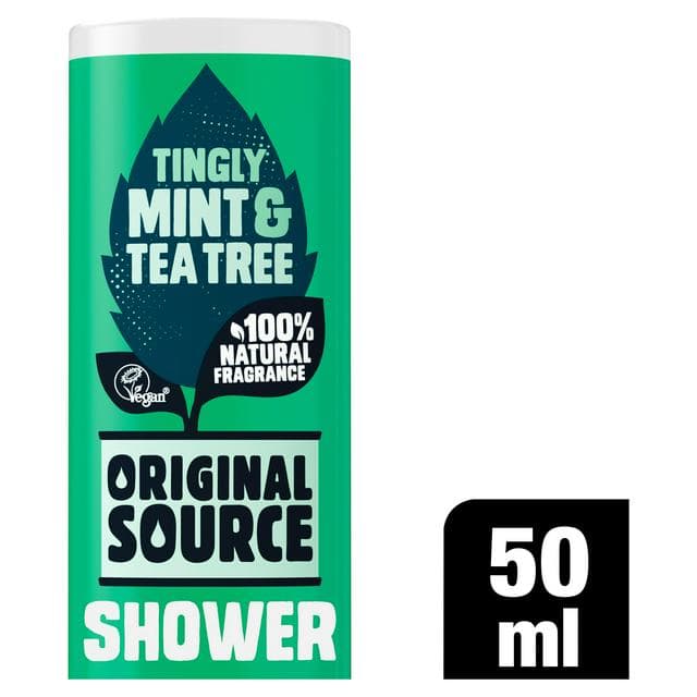 Original Source 50ml Mint & Tea Tree Shower Gel - gallery image 1