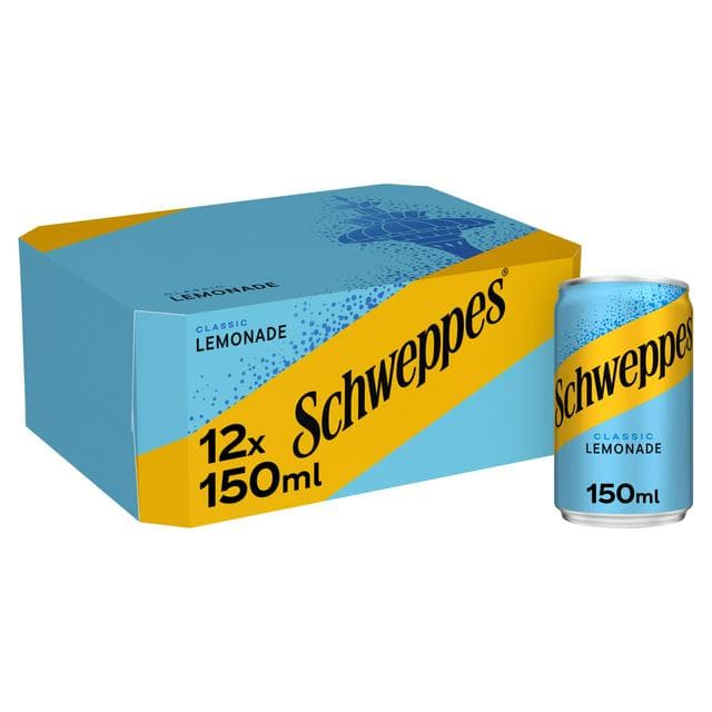 Schweppes Original Lemonade 12x150ml - gallery image 1