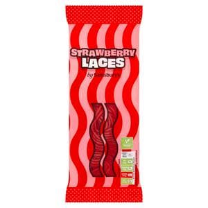 Sainsbury's Strawberry Laces Sweets 70g