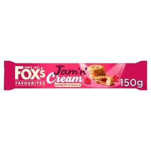 Fox's 150g Biscuits Jam 'n' Cream Raspberry & Vanilla Biscuits