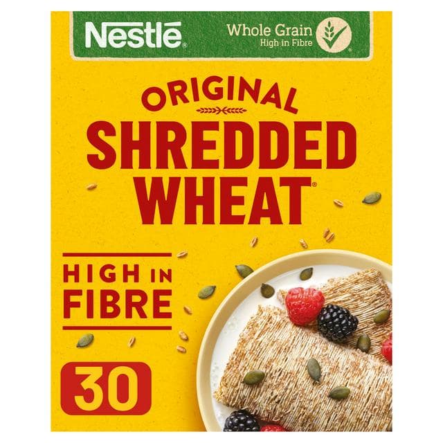 Nestle Shredded Wheat Original Cereal Biscuits x30 675g - gallery image 1