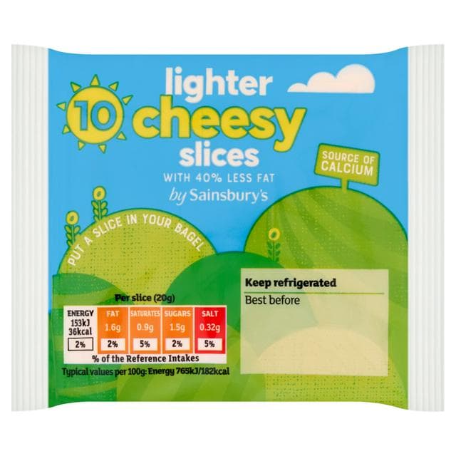 Sainsbury's Reduced Fat Cheesy Slices 200g - gallery image 1