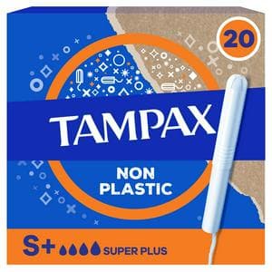 Tampax Super Plus Tampons Applicator Cardboard x20
