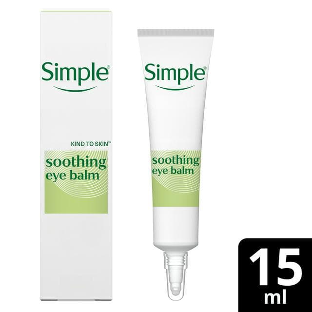 Simple Kind to Skin Soothing Tired & Puffy Eye Cream 15ml - gallery image 1
