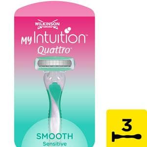 Wilkinson Sword Intuition Quattro Women's Disposable Razors x4