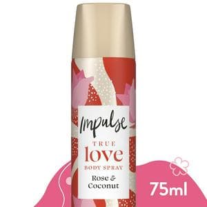 Impulse Body Spray Deodorant, True Love 75ml