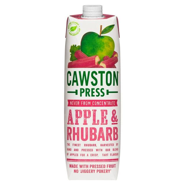 Cawston Press Apple & Rhubarb Juice 1L - gallery image 1