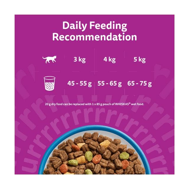 Whiskas 1+ Tuna Complete Adult Dry Cat Food 800g - gallery image 4