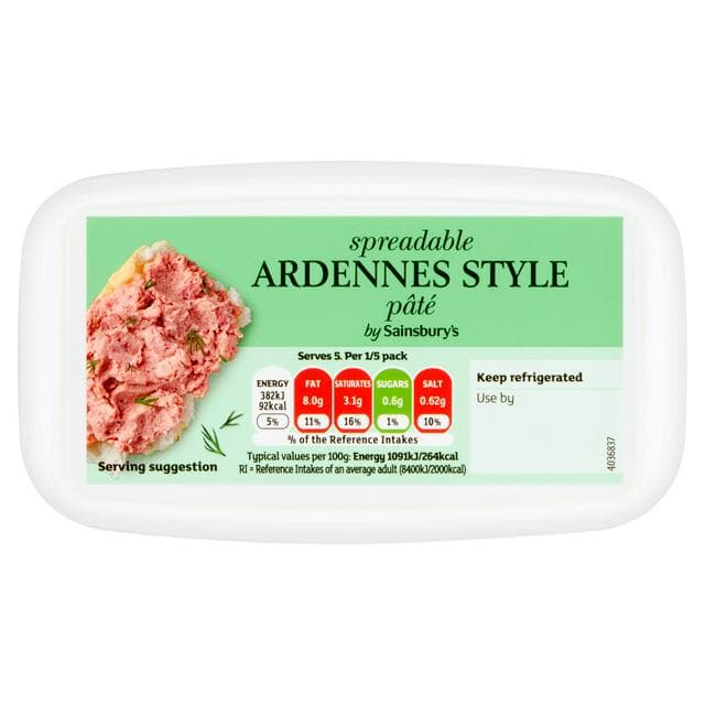Sainsbury's Ardennes Spreadable Pate 175g - gallery image 1