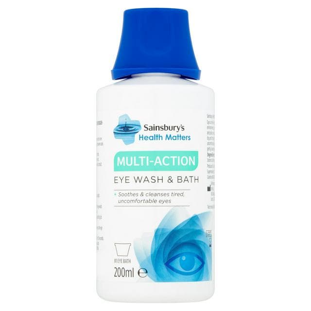 Sainsbury's Eye Wash & Bath 200ml - gallery image 1