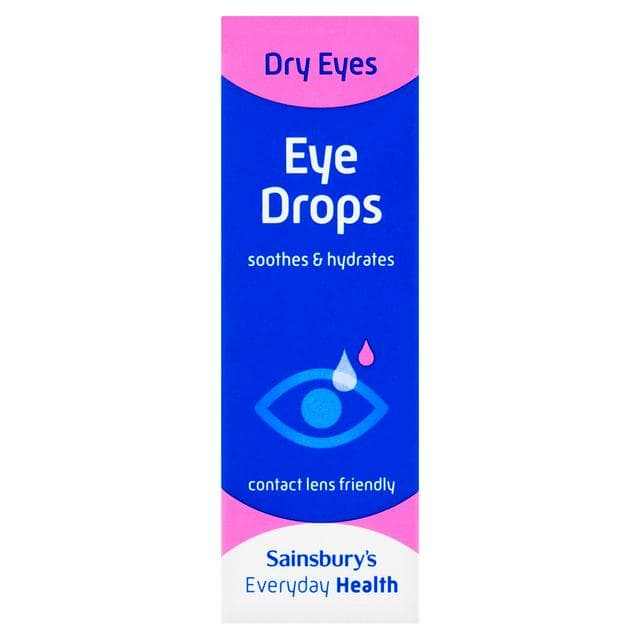 Sainsbury's Dry Eyes Drops 10ml - gallery image 1