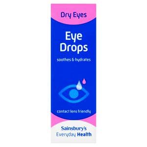 Sainsbury's Dry Eyes Drops 10ml