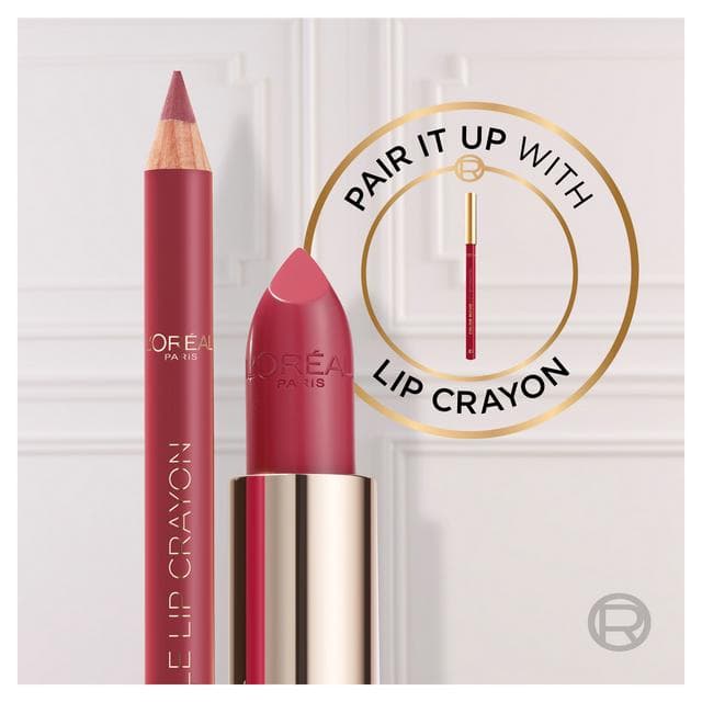 L'Oréal Paris Color Riche Satin Lipstick Pink Soft & Ultra Hydrating Blush Fever 256 - gallery image 5