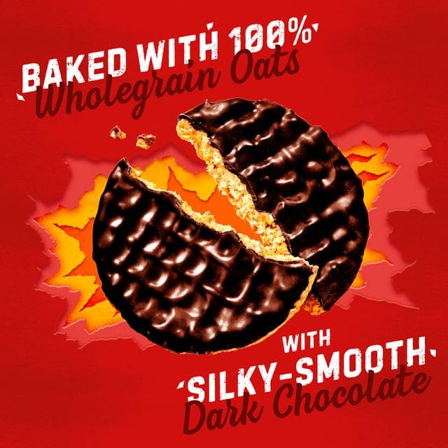 McVitie's Hobnob's Biscuits The Oaty One Dark Chocolate 262g - gallery image 3