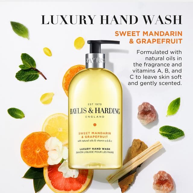Baylis & Harding Signature Sweet Mandarin & Grapefruit Hand Wash 500ml - gallery image 3