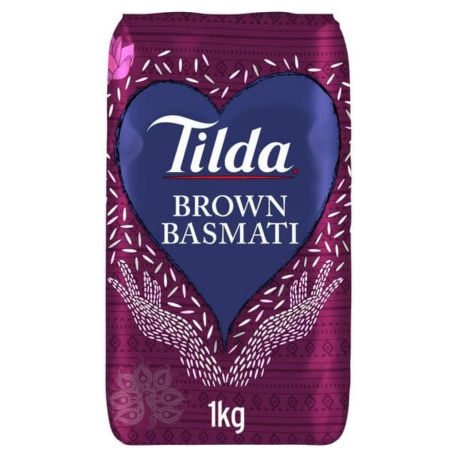 Tilda Wholegrain Basmati Rice 1kg - gallery image 1